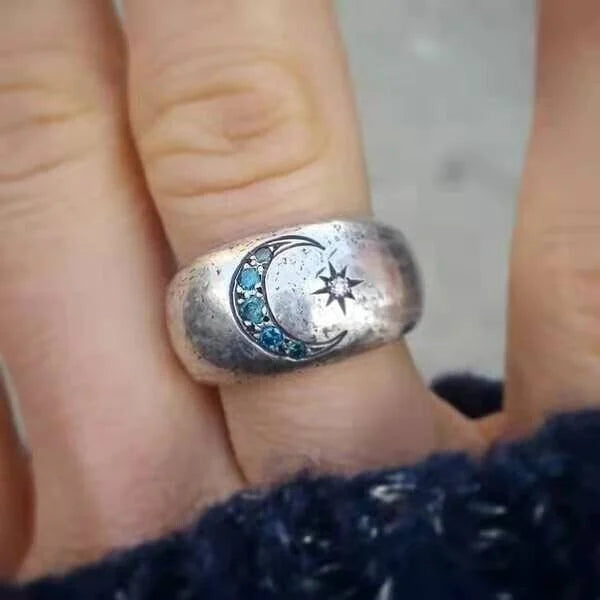 Celestial Star Moon Ring