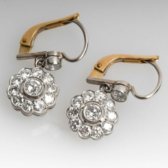 Elegant Vintage Crystal Earrings for Timeless Glamour