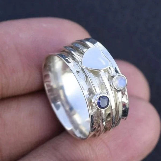 Heart Spinner Ring: A Charming Spin on Elegance