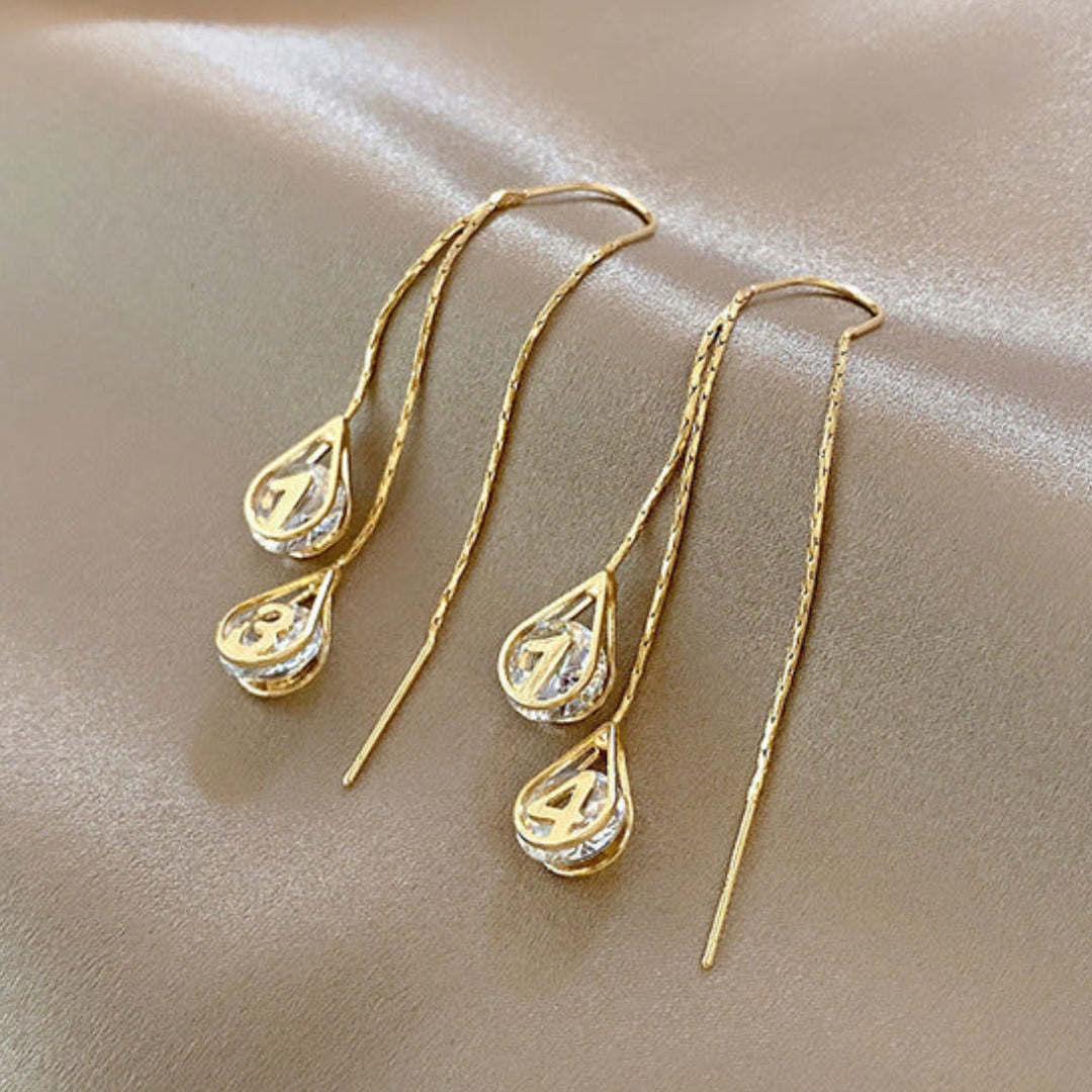 Elegant Gold Earrings with Unique Design