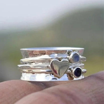 Heart Spinner Ring: A Charming Spin on Elegance