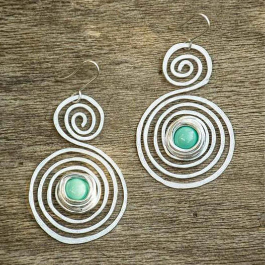 Chic Bohemian Spiral Earrings