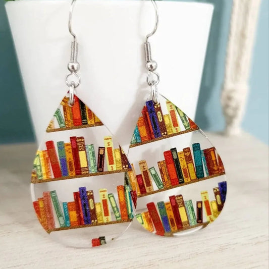 Colorful Vintage Drop Earrings for a Stylish Look