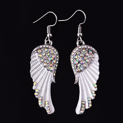 Sparkling Crystal Angel Earrings