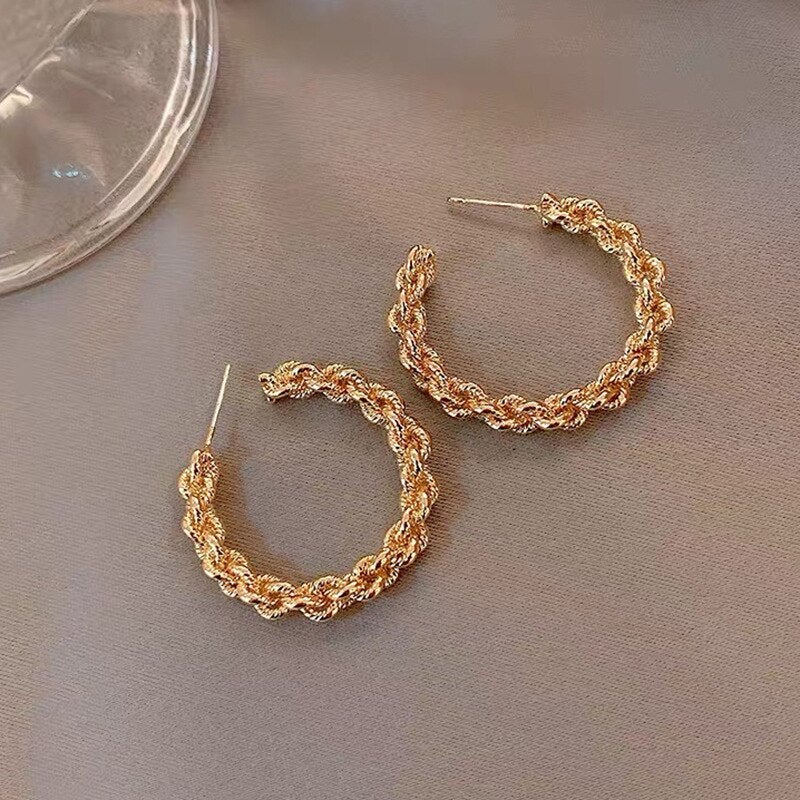 Radiant Gold and Diamond Earrings