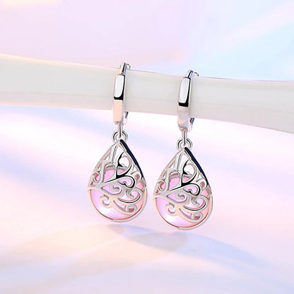 Elegant earrings made of 925 sterling silver with a Tree of Life design