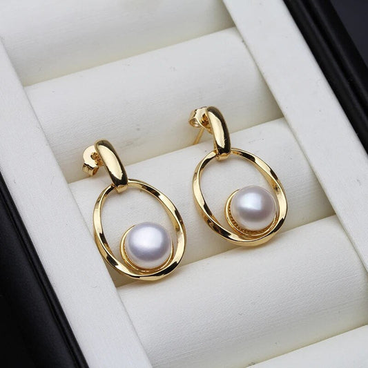 Exquisite Gold Pearl Earrings for a Touch of Elegance