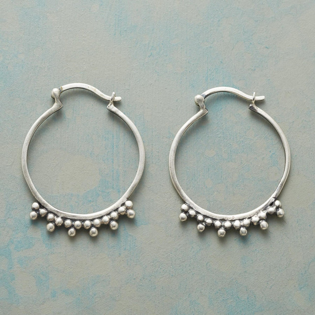 Elegant Vintage Earrings in Silver