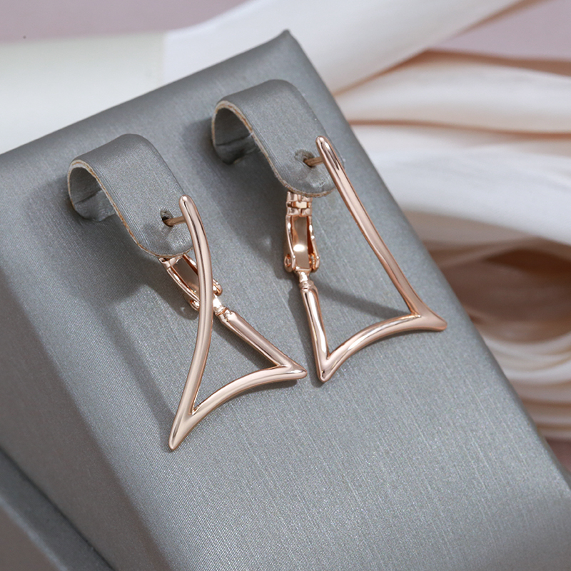 Elegant Irregular Gold-Plated Earrings