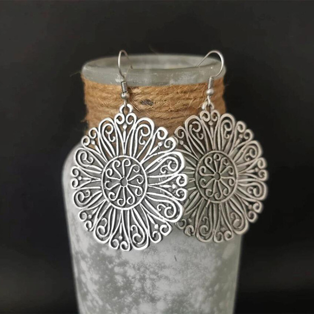 Bohemian Vintage Mandala Earrings for a Unique Style