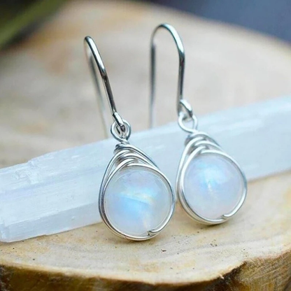 Elegant Moonstone Drop Earrings for a Radiant Style