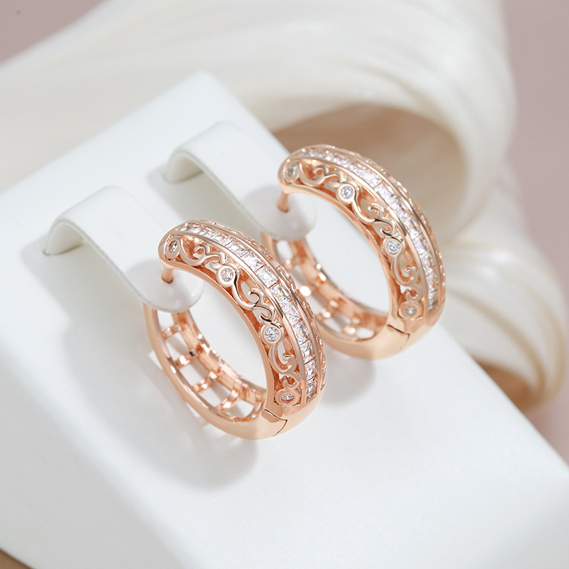 Elegant zirconia earrings for a radiant look