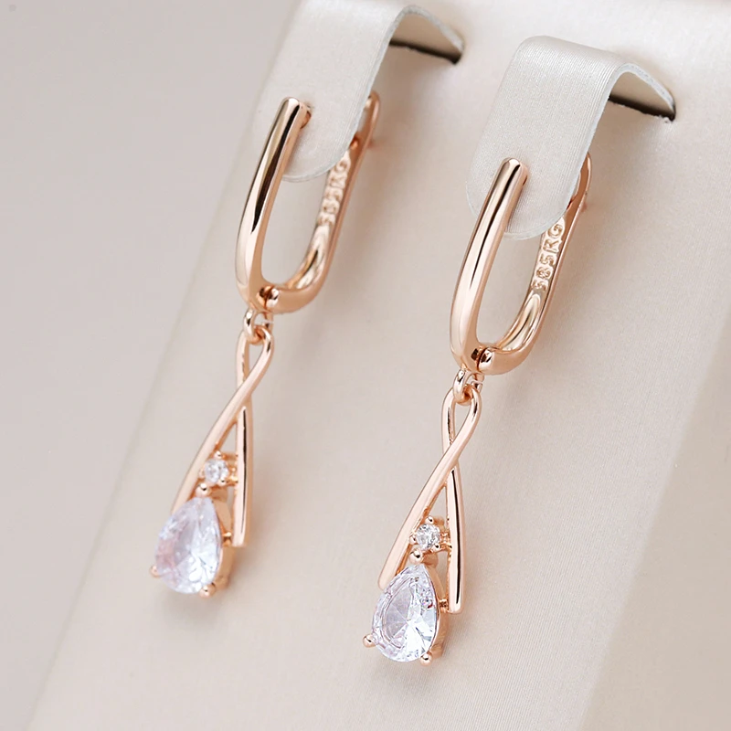 Sparkling Crystal Earrings in Elegant Drop Design