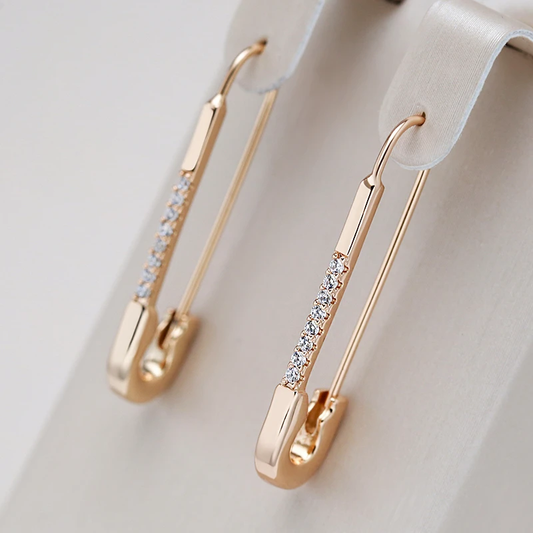 Golden Clip Earrings with Elegant Appeal