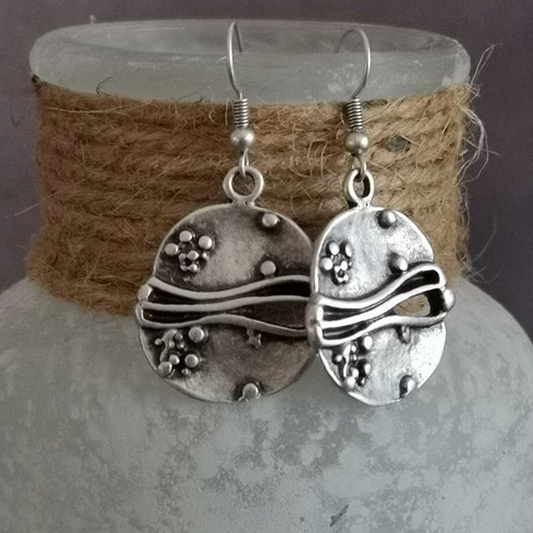 Cultural Silver Earrings for a Unique Style