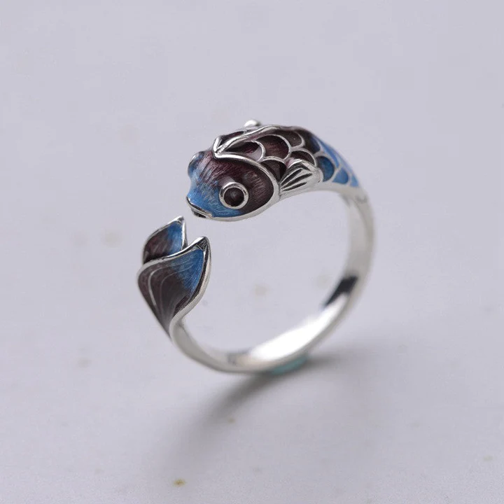 Charming Vintage Koi Fish Ring