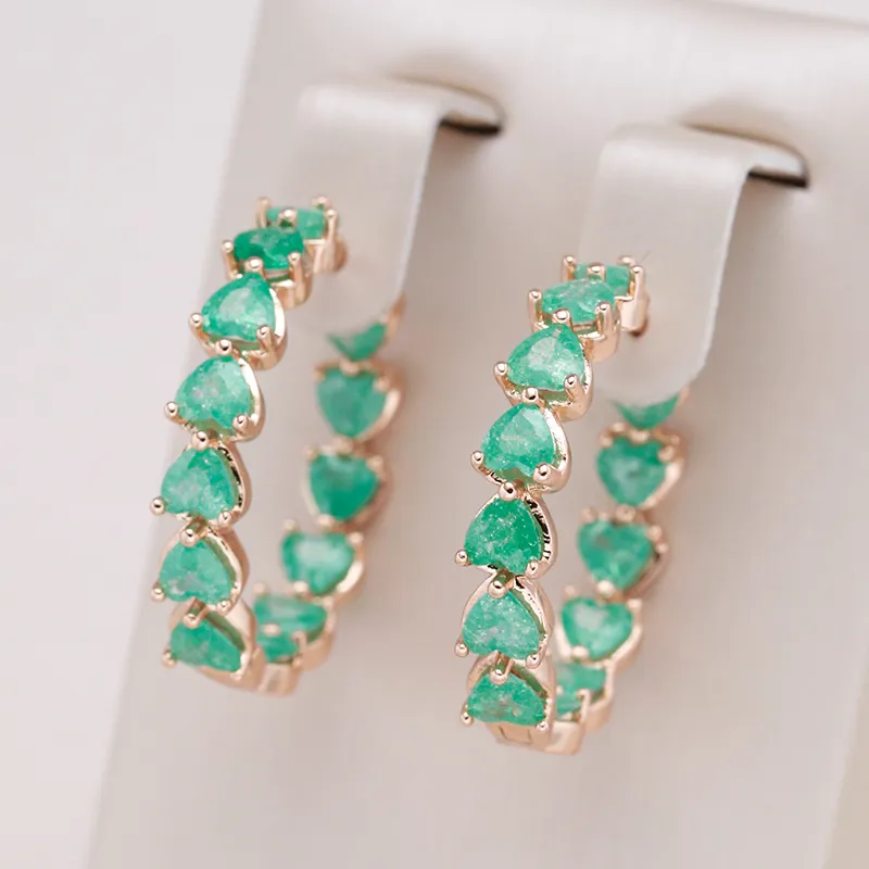 Radiantly beautiful, elegant earrings in bright turquoise