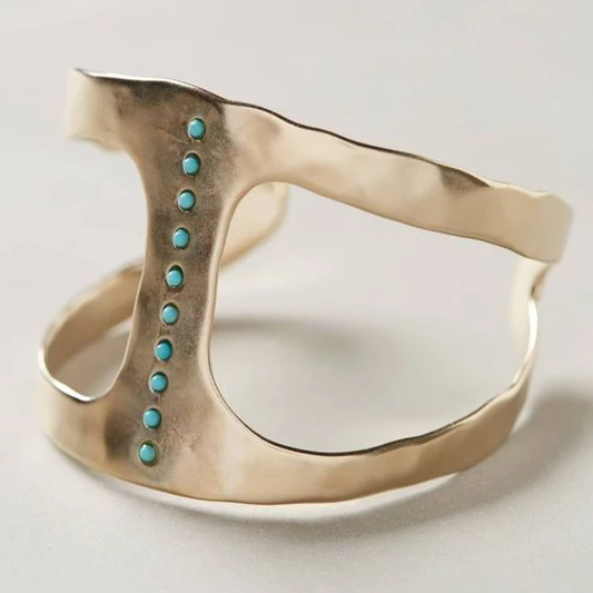 Elegant Vintage Ring in Silver with Enchanting Turquoise Accents