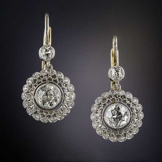 Exquisite Vintage Mandala Zirconia Earrings