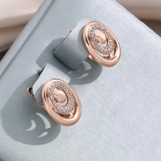 Stylish delicate small stud earrings