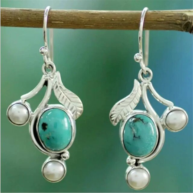 Bohemian Turquoise Vintage Earrings