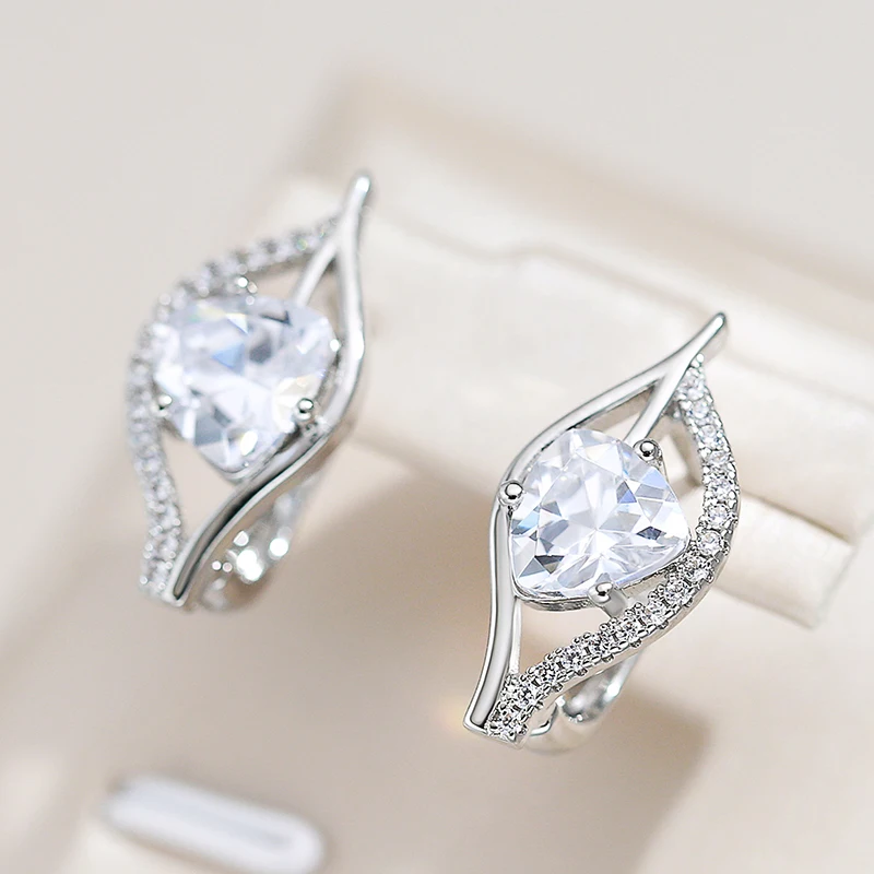 Radiant Elegance: Shiny Silver Earrings