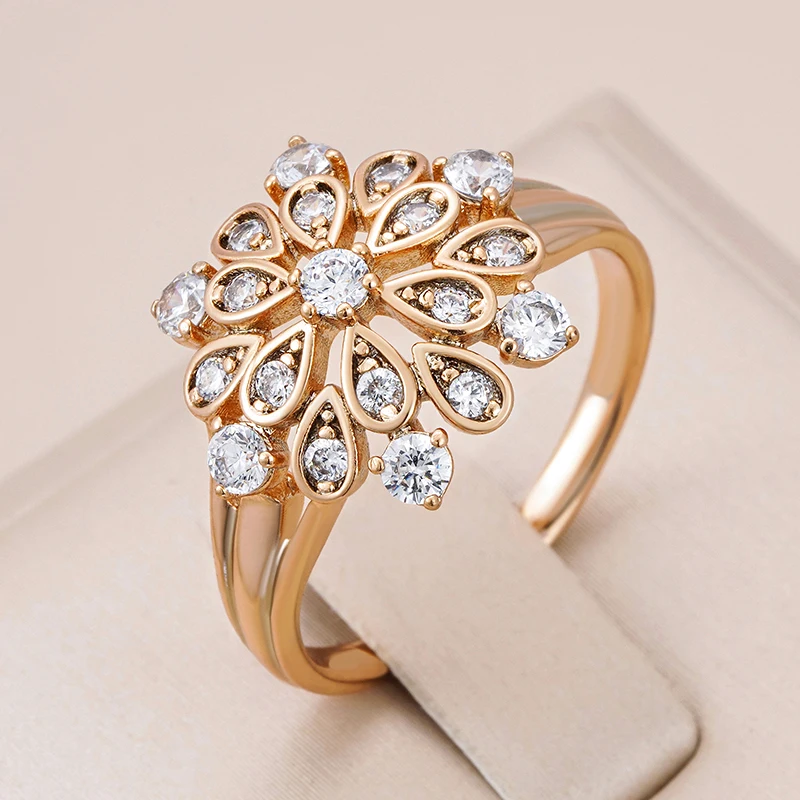 Elegantly Shimmering Mandala Ring