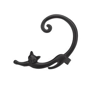 Elegant silver earrings for your beloved cat